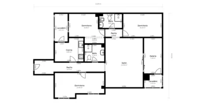 Flat in Centre photo 3
