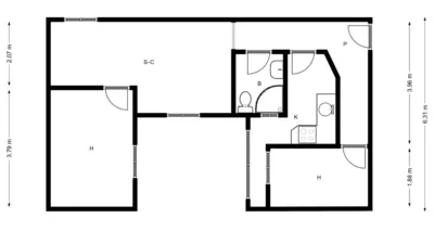 Flat in Centre-Can Mariner photo 2