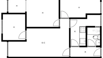 Flat in Centre-Can Mariner photo 3