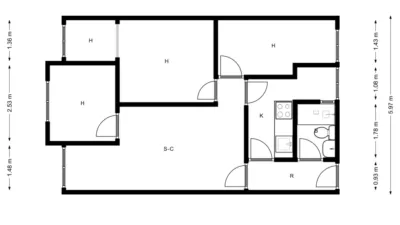 Flat in Centre-Can Mariner photo 5