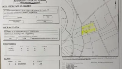 Finca rústica en venta en Machacanta, Los Ramos (Distrito Pedanías Este. Murcia Capital) de 150.000 €