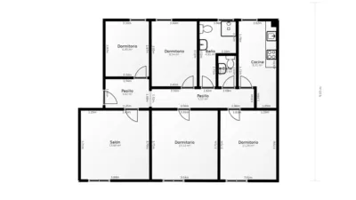 Piso en alquiler en Embajadores-Lavapiés, Embajadores-Lavapiés (Distrito Centro. Madrid Capital) de 1.855 €<span>/mes</span>