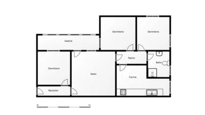 Piso en venta en Avenida Segunda, Rejas (Distrito San Blas. Madrid Capital) de 330.000 €
