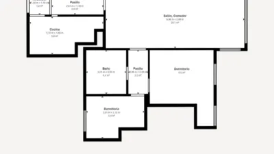 Piso en venta en Rambla del Poblenou, cerca de Carrer de Pere IV, El Poblenou (Distrito Sant Martí. Barcelona Capital) de 658.000 €