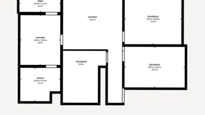 Piso en venta en Torre Romeu, Torre-romeu (Distrito Torre-romeu-Can Roqueta. Sabadell) de 159.000 €