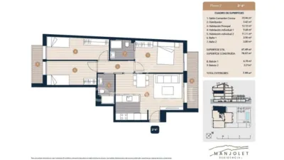 Apartamento en venta en Centro Urbano 33, Puigcerdà de 390.000 €
