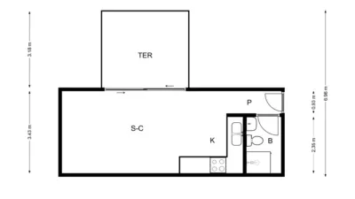 Apartment in Costa del Silencio-Las Galletas photo 5