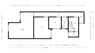 Flat in Can Mas photo 2