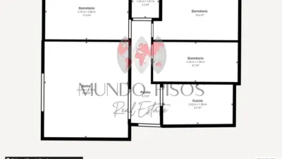 Piso en venta en Carrer Cap Blanc, Son Roca-Son Ximelis-Son Anglada (Distrito Ponent. Palma de Mallorca) de 279.000 €