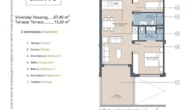 Apartamento en venta en Serena Golf, Los Alcázares de 279.900 €