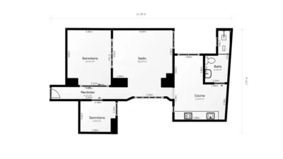 Piso en venta en Oratorio San Felipe Neri, El Mentidero-Teatro Falla-Alameda (Cádiz Capital) de 270.000 €