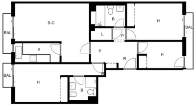 Apartment in Eixample-Centre