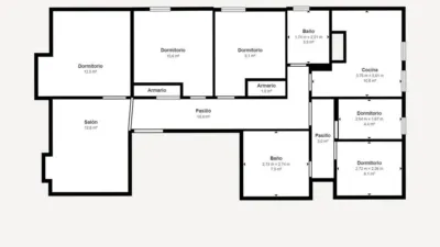 Piso en venta en Calle de Gil, Centro-Areal (Distrito Casco Urbano. Vigo) de 330.000 €