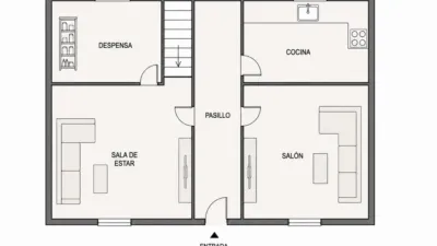 Casa adosada en venta en A Xurisdicion, A Xurisdicion (Outes) de 180.000 €