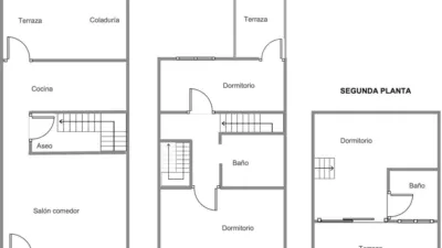 Casa adosada en venta en Carrer de la Glòria, Inca de 485.000 €