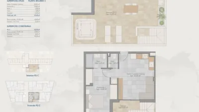 Ático en venta en Lo Pagán, Núcleo (San Pedro del Pinatar) de 199.000 €
