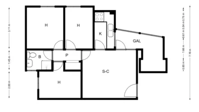 Apartment in Instituts-Ponent photo 2