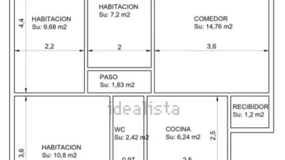 Piso en venta en Bellvitge, Bellvitge (L'Hospitalet de Llobregat) de 232.000 €
