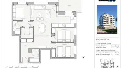 Piso en venta en Avenida del Serradal, 68, cerca de Calle de los Hermanos Pinzón, Grao (Castelló de la Plana) de 250.000 €