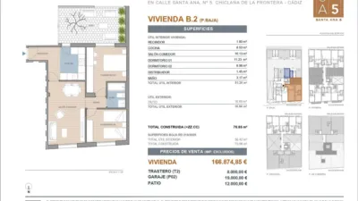 Piso en venta en Calle de Santa Ana, 5, Núcleo Urbano-Urbanizaciones (Chiclana de la Frontera) de 205.875 €