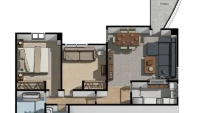 Piso en alquiler en Calle Perséfone, Bellavista (Distrito Bellavista-La Palmera. Sevilla Capital) de 1.000 €<span>/mes</span>