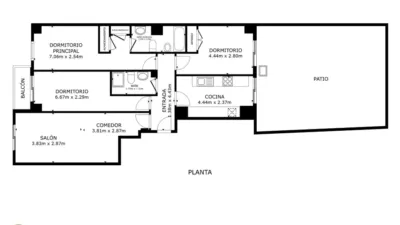 Piso en venta en Paseo de Alfonso XIII, 47, Ensanche (Distrito Núcleo Urbano. Cartagena) de 343.000 €