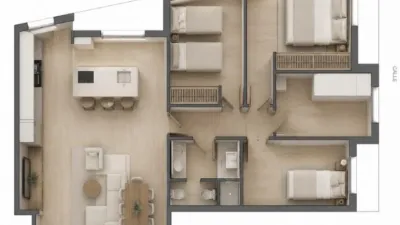 Apartment in Burjassot photo 12
