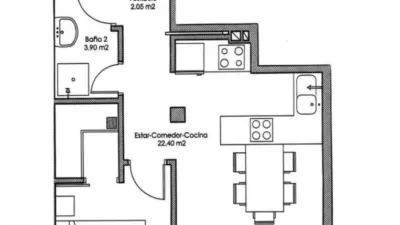 Apartment in Avileses photo 21