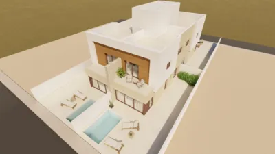 Casa adosada en venta en Santiago de La Ribera, Santiago de la Ribera (San Javier) de 376.500 €