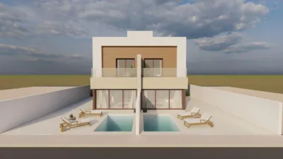 Casa adosada en venta en Santiago de La Ribera, Santiago de la Ribera (San Javier) de 376.500 €
