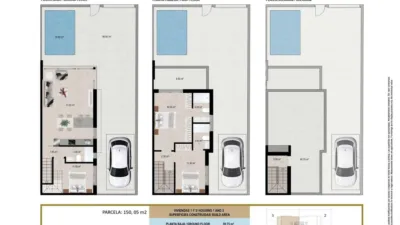 Casa adosada en venta en Santiago de La Ribera, Santiago de la Ribera (San Javier) de 376.500 €