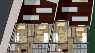 Promoción Casa adosada en Venta Residencial Triana-Barrio Alto-Híjar, Calle San Miguel, Nº Sn. Residencial Triana-Barrio Alto-Híjar (Las Gabias) de 268.000 €