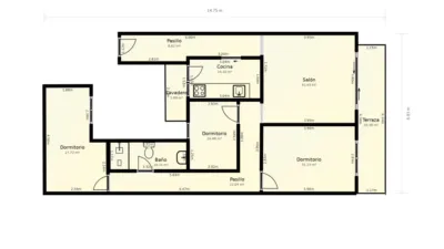 Apartment in Raval-Santa Rosa-Safaretjos photo 3
