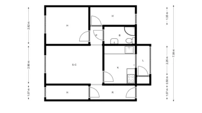 Apartment in Centre photo 5