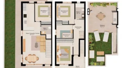 Chalet en venta en Calle Lira, Número 22, Núcleo (Pilar de la Horadada) de 384.900 €