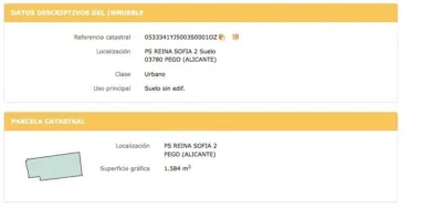 Terreno en venta en Pego - Vista 2