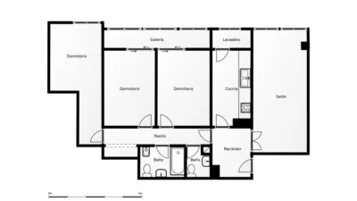 Piso en venta en Calle de Dionisio Ridruejo, 2, El Calaverón-Los Pajaritos (Soria Capital) de 173.000 €