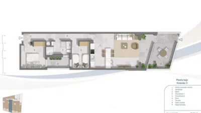 Piso en venta en Villananitos, Los Cuarteros (San Pedro del Pinatar) de 515.000 €
