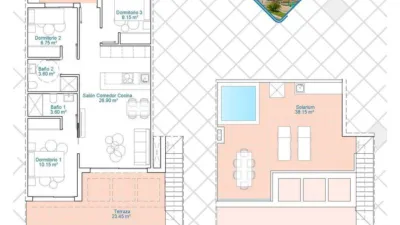 Ático en venta en Zona Pueblo, Núcleo (Pilar de la Horadada) de 354.900 €