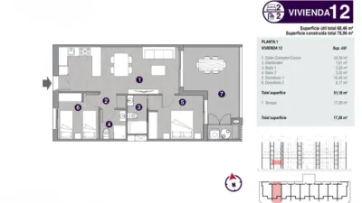 Apartment on Ronda José Samper García, 1 photo 17