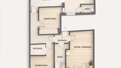 Piso en venta en La Caleta - La Viña, La Caleta-La Viña (Cádiz Capital) de 339.000 €