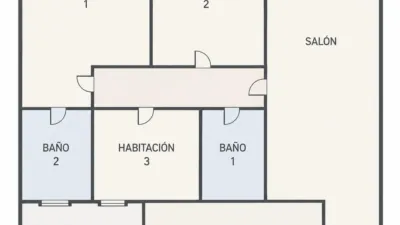 Piso en venta en Barriada - Corte Inglés, La Paz-Segunda Aguado-Loreto (Cádiz Capital) de 390.000 €