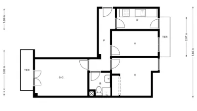 Apartment in Zofío photo 2