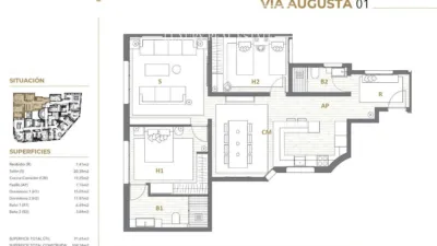 Apartment on Via Augusta photo 17