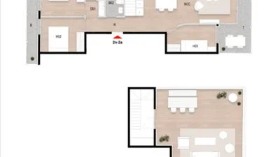 Attic in Centre photo 16