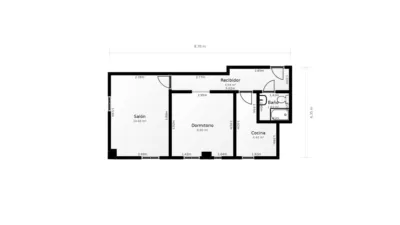 Piso en venta en Calle de San Salvador, La Catedral-Casco Antiguo (Huesca Capital) de 46.000 €