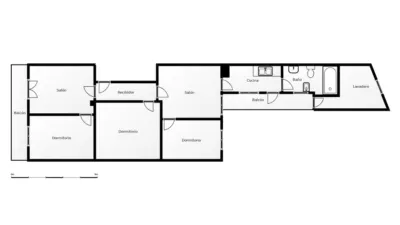 Piso en venta en Calle del Doctor Don Ramón y Cajal, cerca de Calle del Jaralillo, Almadén de 17.037 €