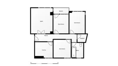 Piso en venta en Calle de Pascual Pérez Oñate, Corella de 78.774 €