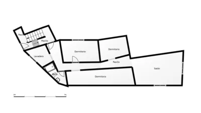 Casa en venta en Plaza Portellar, Escatrón de 24.500 €