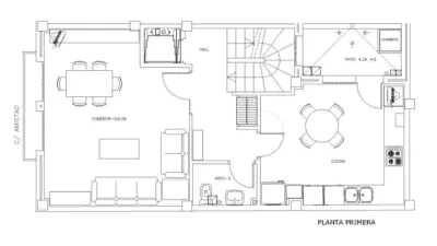 Chalet adosado en alquiler en Calle de la Amistad, Quart de Poblet de 1.980 €<span>/mes</span>